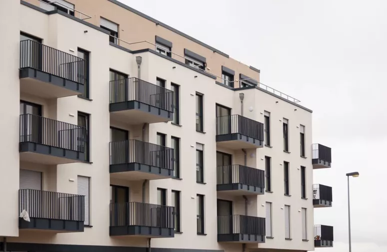 Residence Belvedere Mehrfamilienhaus mit 60 Balkonen in Luxembourg-Stadt